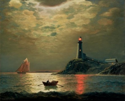 james-gale-tyler-sailboat-with-lighthouse-at-night